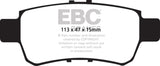 EBC 05-10 Honda Odyssey 3.5 Yellowstuff Rear Brake Pads - DP41744R