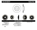 Stoptech 07 Lexus ES350 / 09 Pontiac Vibe / 09 Toyota Matrix Front CRYO-STOP Brake Rotor - 120.44146CRY