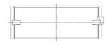 ACL Ford 221/255/260/289/302W 5.0L STD Size w/ Extra Oil Clearance Main Bearing Set - CT-1 Coated - 5M590HXC-STD