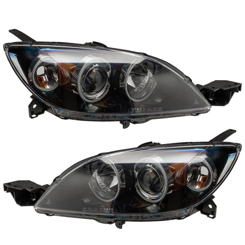 Oracle 04-09 Mazda 3 SMD HL - Hatchback - Halogen Style - ColorSHIFT - 7086-330