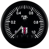 Autometer Stack 52mm 0-1 Bar M10 Male Pro-Control Fuel Pressure Gauge - Black - ST3503