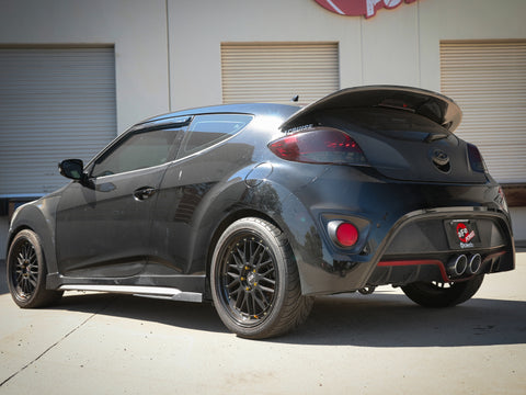 aFe Takeda 2-1/2in to 3in SS-304 Cat-Back Exhaust w/ Polished Tips 13-17 Hyundai Veloster L4-1.6L - 49-37018-P