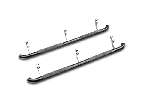 Lund 2019 Ford Ranger 3in. Round Bent Steel Nerf Bars - Polished - 23090910
