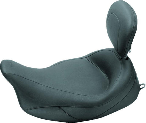 Mustang 08-21 Harley Electra Glide Std,Rd Glide,Rd King,Str Glide Touring Solo Seat - Black - 79446