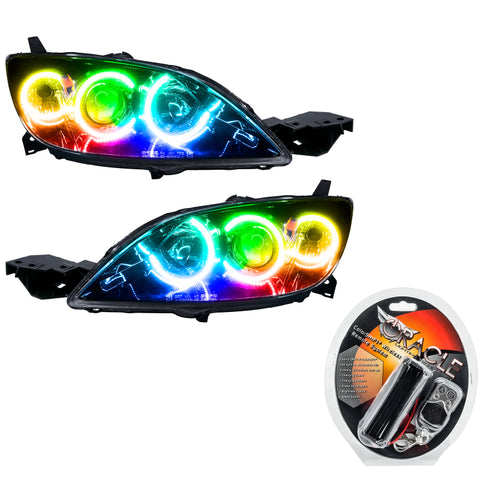 Oracle 04-09 Mazda 3 SMD HL - Hatchback - Halogen Style - ColorSHIFT - 7086-330