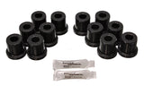 Energy Suspension 81-89 Toyota FJ40/FJ60 Landcruiser 2/4WD Blk Front & Rear Leaf Spring Bushing Set - 8.2106G