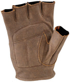 Kuryakyn Leather By River Road Buster Vintage Shorty Gloves Black - 2XL - 094464