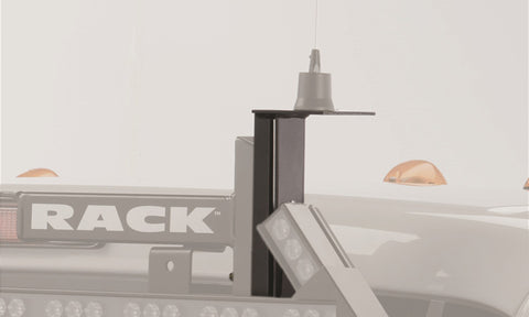 BackRack Antenna Bracket 3.50in Square with 7/8in Hole - 91008