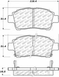 StopTech Street Select Brake Pads - Rear - 305.08220