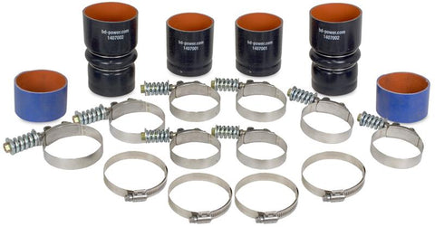 BD Diesel Intercooler Hose & Clamp Kit - 1999-2003 Ford 7.3L PowerStroke - 1047030