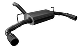 Corsa 18+ Jeep Wrangler JL 2.5in Dual Rear Exit Black Tips Touring Axle-Back Exhaust - 21016BLK
