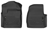 Husky Liners 2017 Ford F250/F350 Series Standard Cab X-Act Contour Black Floor Liners - 52721