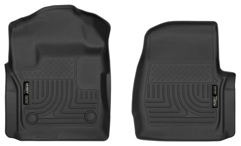 Husky Liners 2017 Ford F250/F350 Series Standard Cab X-Act Contour Black Floor Liners - 52721
