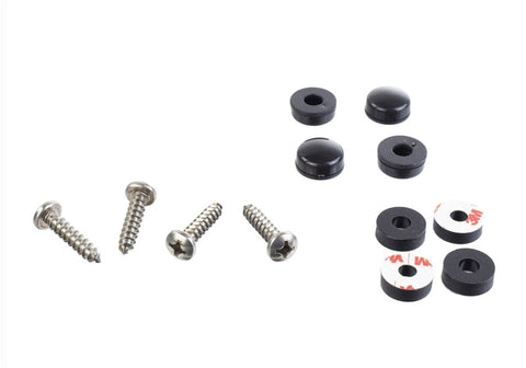 Ford Racing Black Stainless Steel Marque Plate - M-1828-LB