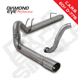 Diamond Eye KIT 5in DPF-BACK w/ DP Single SS 08-10 Ford 6.4L Powerstroke F250/F350 - K5371S