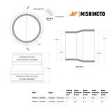 Mishimoto 3in-3.5in Transition Boot - MMDCC-3035BK