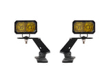 Diode Dynamics 19-21 Ford Ranger Stage Series 2in LED Ditch Light Kit - Yellow Pro Combo - DD6590