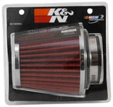 K&N Universal Chrome Filter 2 3/4in FLG / 4 1/2in Bottom / 4 1/2in Height - RG-1003RD-L