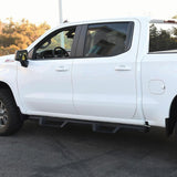 Westin 2019 Chevrolet Silverado / GMC Sierra 1500 Crew Cab Drop Nerf Step Bars - Textured Black - 56-14135