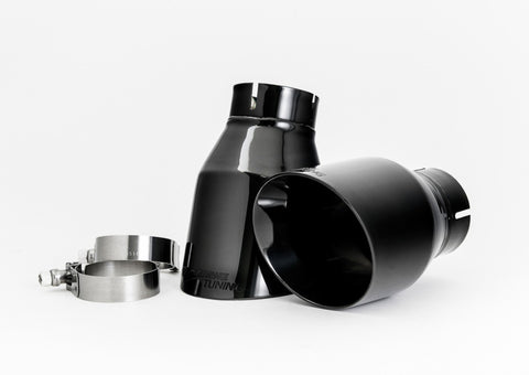 AWE Tuning Audi C7 A6 3.0T Touring Edition Exhaust - Dual Outlet Diamond Black Tips - 3015-33052