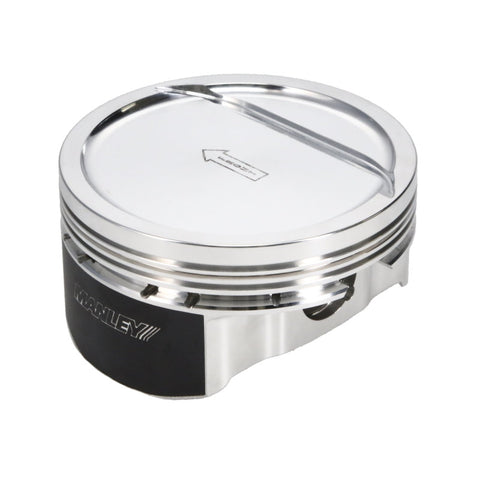 Manley Small Block Chevrolet LS Series 4.130in Bore 1.115in Comp -18cc Dish Piston Set -E/D - 596305CE-8