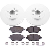 Power Stop 14-19 Ford Fiesta Front Z17 Evolution Geomet Coated Brake Kit - CRK6818