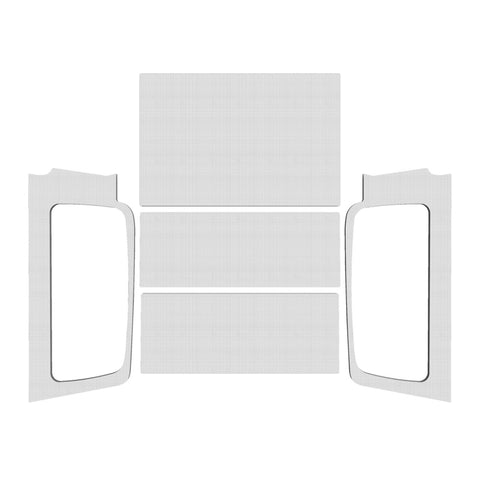 DEI 04-06 Jeep Wrangler LJ Unliminted Headliner Complete Kit - White - 50602