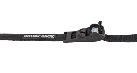 Rhino-Rack Rapid Tie Down Straps - 2.5m/8ft - Pair - Black - RTD25L
