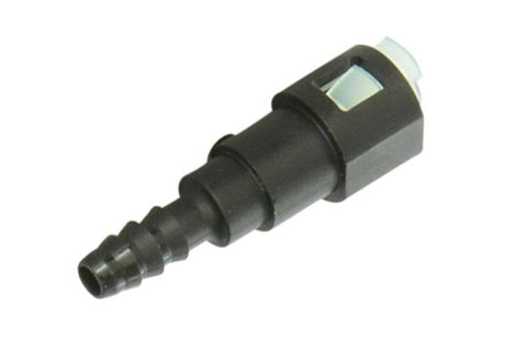 Radium Engineering Adapter Fitting 5/16 SAE Female to 3/8 Inch Hose Barb - 14-0453