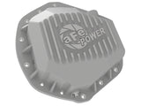 aFe Street Series Rear Differential Cover Raw w/ Machined Fins 01-18 GM Diesel Trucks V8-6.6L (td) - 46-71060A
