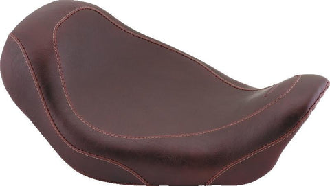 Mustang 06-17 Harley Dyna Wide Tripper Solo Seat - Distressed Brown - 76702