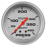Autometer Ultra-Lite 66.7mm Mechanical 0-400 PSI Pressure Gauge - 4424