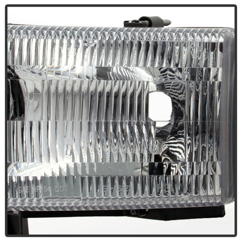 xTune Dodge Ram 1500 94-01 OEM Style Headlights w/ Corner Chrome HD-JH-DR94-OE-C - 9032141