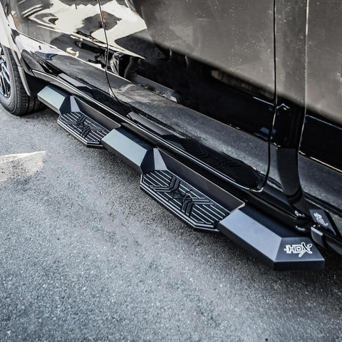 Westin 19-22 Chevrolet Silverado 1500 DC HDX Xtreme Nerf Step Bars - Tex. Blk - 56-24125