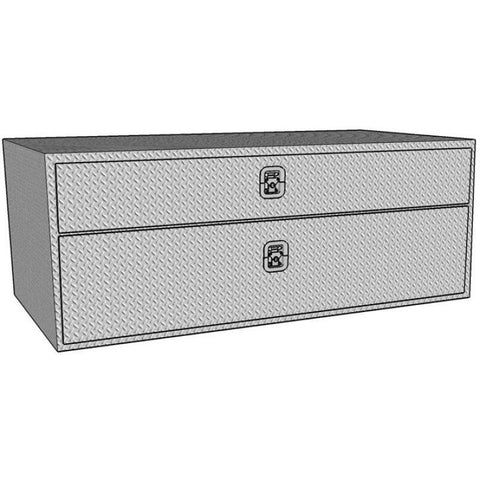 Westin/Brute UnderBody 36in x 20in w/ Top Drawer - Aluminum - 80-UB36-20TD
