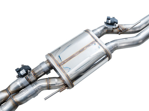 AWE 2024+ Ford Ranger Raptor 3.0L Switchpath Cat-Back Exhaust - Chrome Silver Tips - 3025-32306