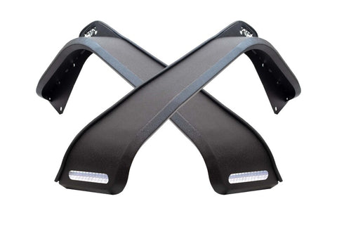 Fishbone Offroad 2018+ Jeep Wrangler JL/JLU/2020+ Gladiator JT Alum Front Fender Flares - Black - FB33455F