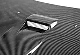 Seibon 08-12 Mitsubishi Lancer Evo X DV-Style Carbon Fiber Hood - HD0809MITEVOX-DV