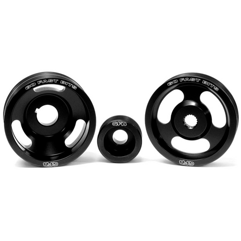 GFB 94-98 Subaru WRX Light-Weight Engine Pulley (Crank/Alternator/Power Steering Pulleys/Belts inc) - 2003