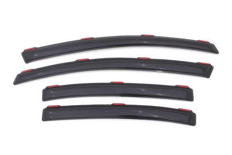 AVS 12-15 Honda Civic Ventvisor In-Channel Front & Rear Window Deflectors 4pc - Smoke - 194462
