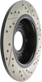 StopTech 04-10 Mazda3 Slotted & Drilled Right Rear Rotor - 127.45067R