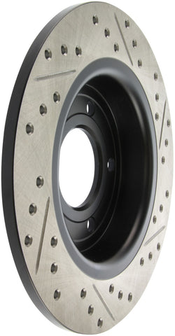 StopTech 04-10 Mazda3 Slotted & Drilled Right Rear Rotor - 127.45067R