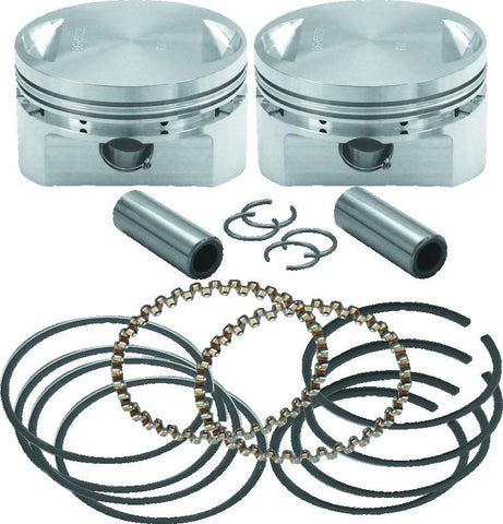 S&S Cycle 84-99 BT 3-1/2in .020in Bore Forged Stroker Piston Kit - 106-5556