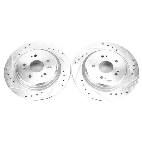 Power Stop 15-19 Acura TLX Rear Evolution Drilled & Slotted Rotors - Pair - JBR1721XPR