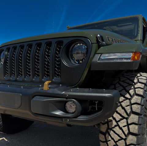 ARB Nacho Jeep JL / JT 3 Piece Modular Bumper Quatro Fog Mount - V3JW2