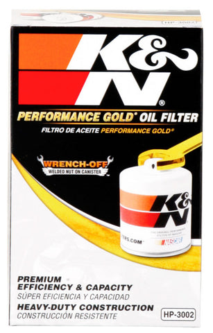 K&N Oil Filter OIL FILTER; AUTOMOTIVE - HP-3002
