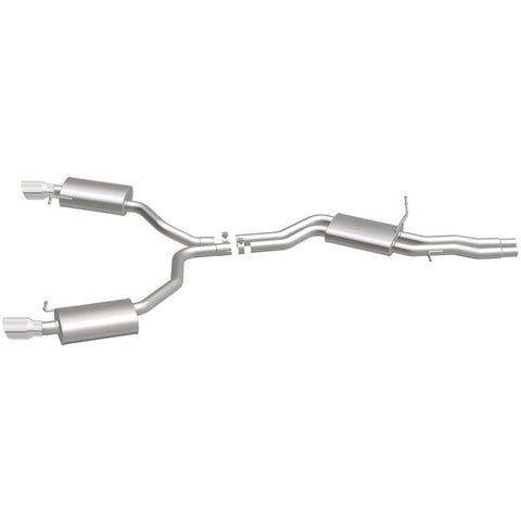 MagnaFlow Sys C/B 12-15 Audi A6 / A7 3.0L V6 SS 2.5in Dual Split Rear Ext 4in Tips - 19159