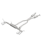 MagnaFlow Cat Back, SS, 2.5in, Quad Split Polish 4in tip 14-15 Jeep Grand Cherokee 3.6L/5.7L V6/V8 - 19193
