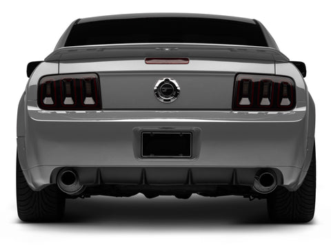 Raxiom 05-09 Ford Mustang Gen5 Tail Lights- Black Housing (Smoked Lens) - 49169