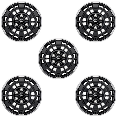 Ford Racing 21-24 Bronco 17in x 8.5in Machined Face Wheel Kit - M-1007K-P1785MBM